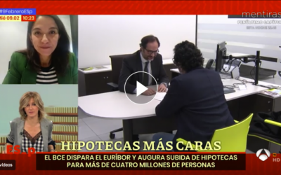 «Las hipotecas van a encarecerse en los próximos meses»